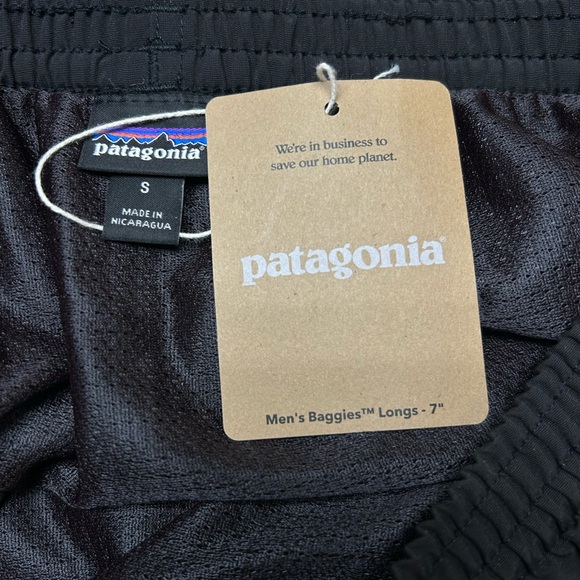 Patagonia Men’s Baggies Shorts 5” Black Size Small NWT - Picture 6 of 10